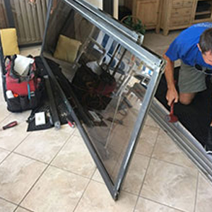 sliding glass door frame repair Paradise
